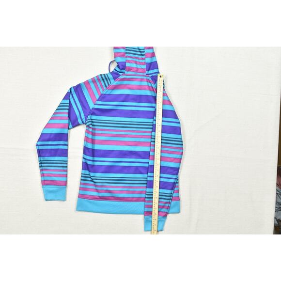Under Armour Women's Semi-Fitted Striped Full Zip Hoodie Size SM/P - Picture 6 of 8